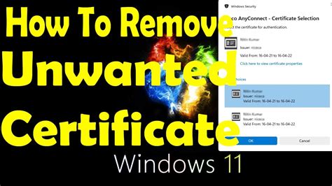 how to remove certificates from computer